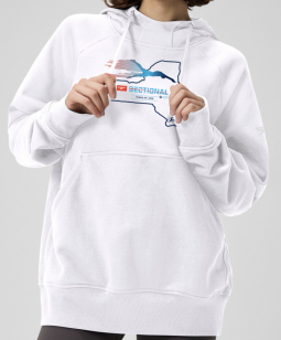 Speedo White Hoodie w/ Sectionals Logo